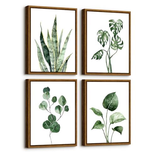 Framed Wall Art Decor for Living Room (4 Count)