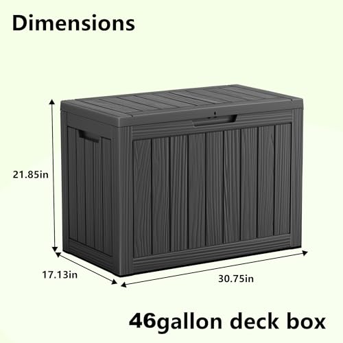 46 Gallon Outdoor Deck Box