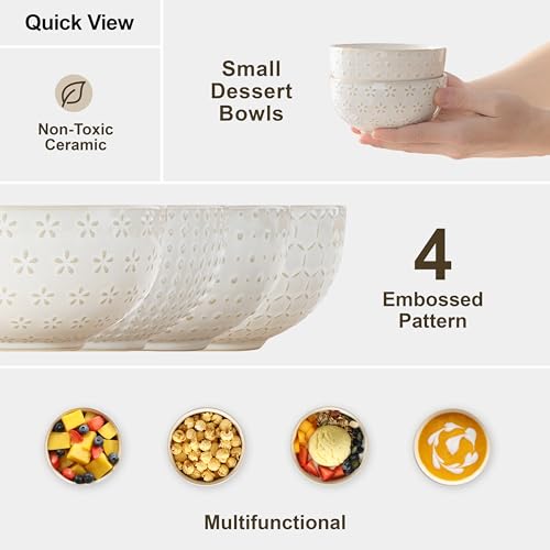 Small Bowls 14 Ounce Ice Cream Bowl (4 Count)