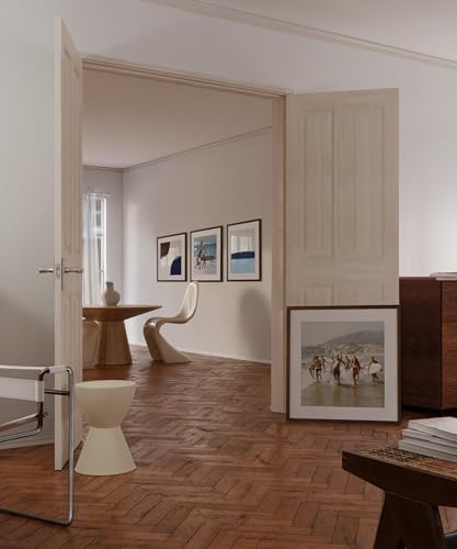 Walnut Square Frames Set of 4 (4 Count)