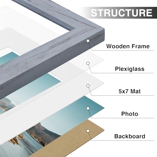 8x10 Picture Frames Set of 9 (9 Count)