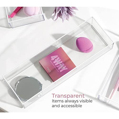 Plastic Makeup Drawer Organizer Tray