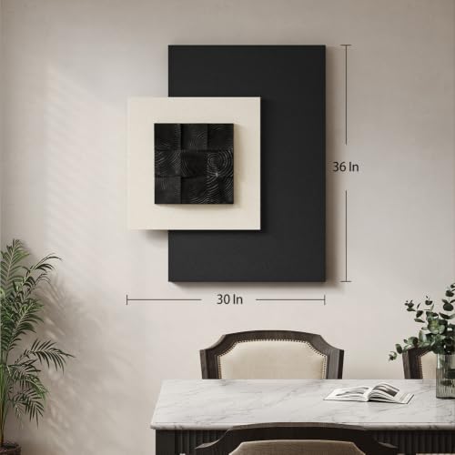 Large Wood Abstract Wall Art for Living Room