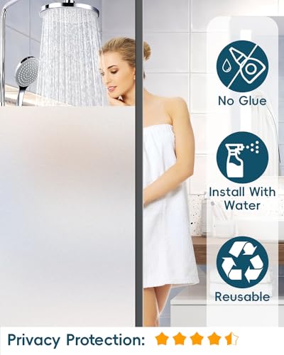 Frosted Glass Window Privacy Film Decorative