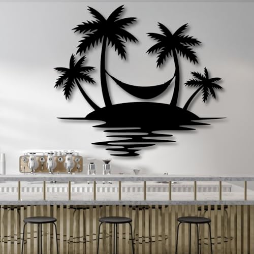 Palm Tree Metal Wall Decor