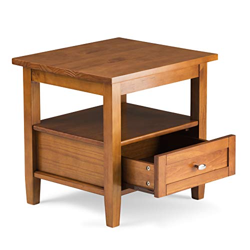 Warm Shaker 20" End Tables in Light Golden Brown