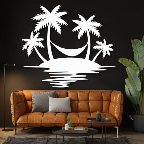 Palm Tree Metal Wall Decor