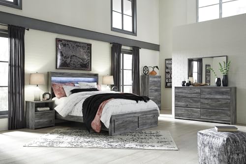 Baystorm Coastal Nightstand with Drawer