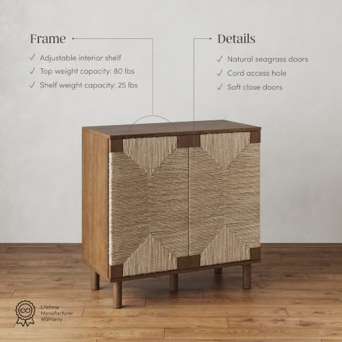 Beacon Boho Accent Cabinet with Doors