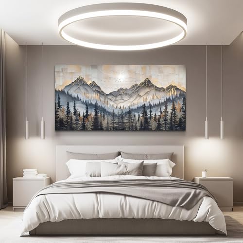 Large Canvas Wall Decor For Bedroom Large Wall Art For Living Room Dining Room Modern Office Abstract Ink