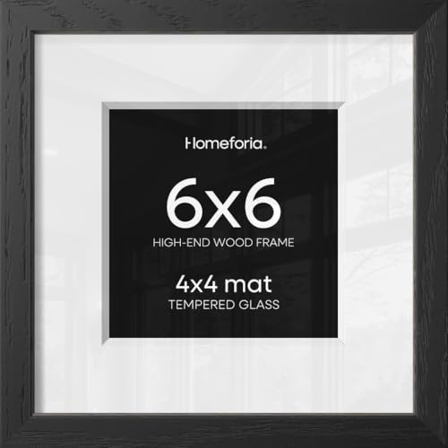 6x6 Black Oak Picture Frame (2 Count)