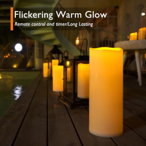 Dark Ivory Flameless Candles (2 Count)