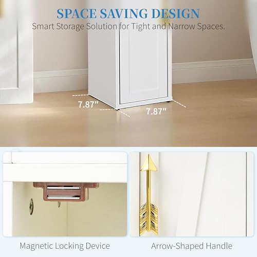 67" Narrow Storage Cabinet