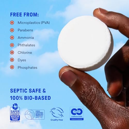 100% Plastic Free Toilet Bowl Cleaner Tablets (28 Count)