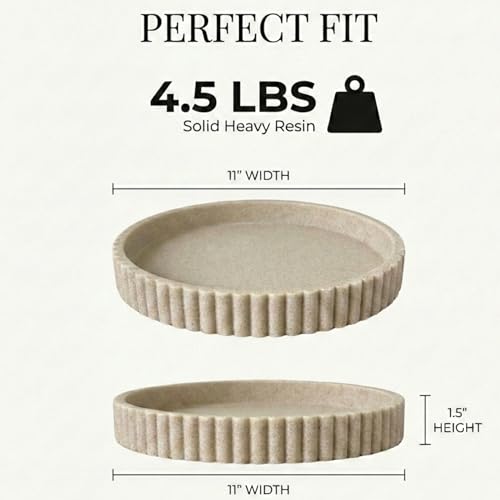 Round Decorative Tray Coffee Table Tray