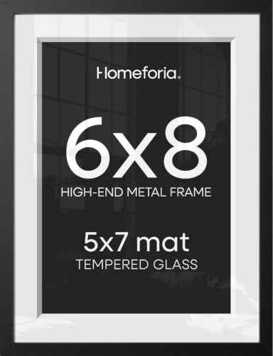 6x8 Black Picture Frame