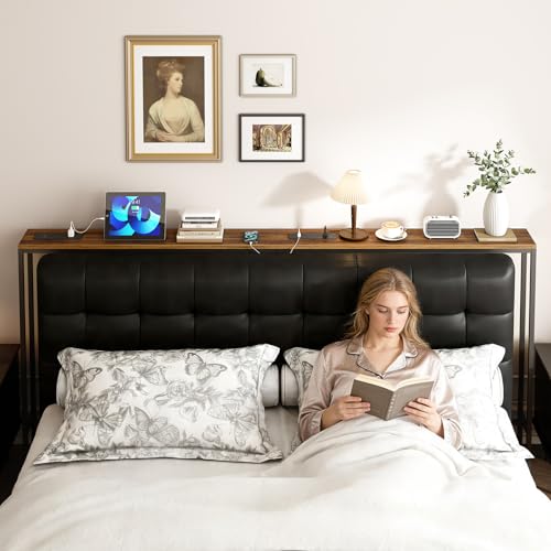 80.7'' Behind Couch Table with 2 Outlets