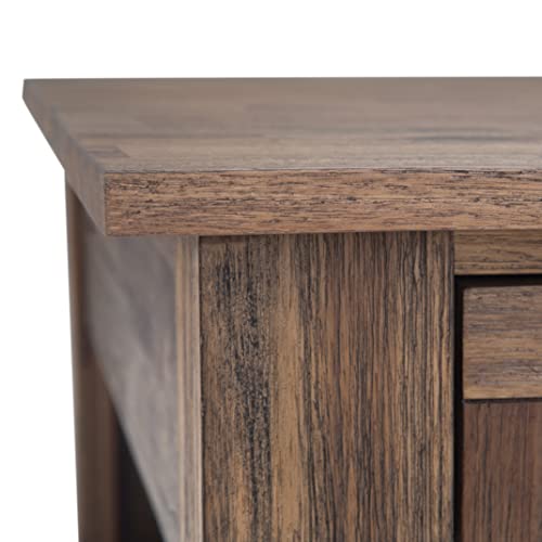 Monroe 38" Wide Solid Acacia Wood Square Coffee Table in Natural