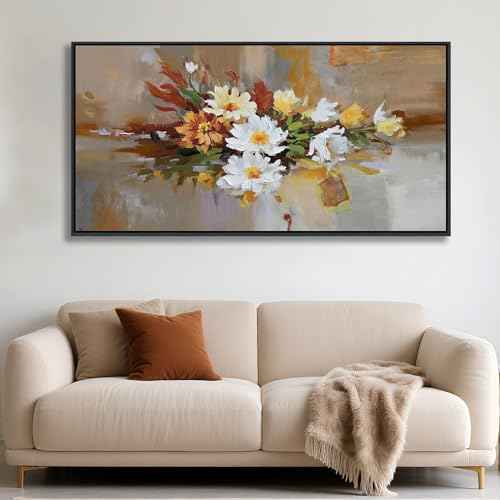 Yellow Floral Wall Art