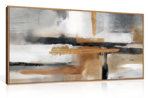 Modern Abstract Framed Canvas Wall Art Set