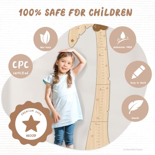 Personalized Name Kids Height Wall Chart