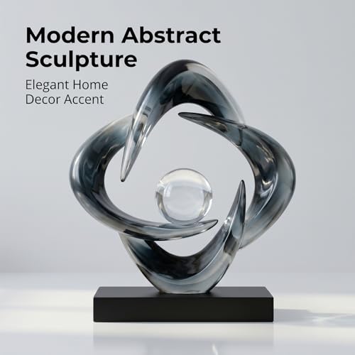 Modern Abstract Sculpture Decor