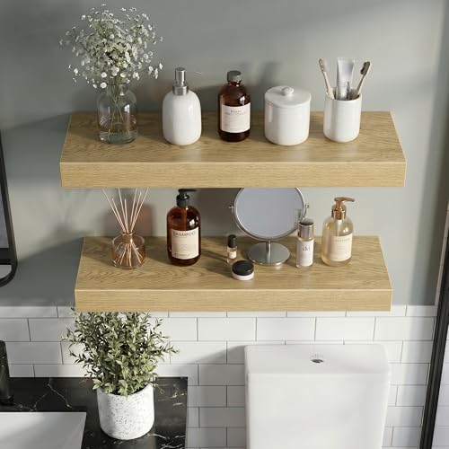 30 Inch Floating Shelves Wall Mounted for Display (2 Count)