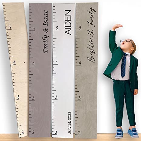 Personalized Wooden Growth Chart for Kids