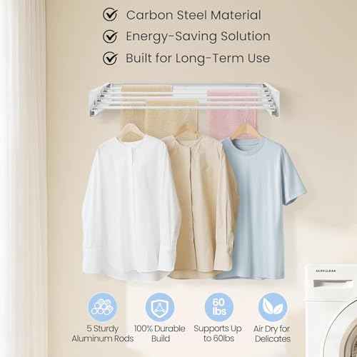 Wall Mounted Laundry Drying Rack