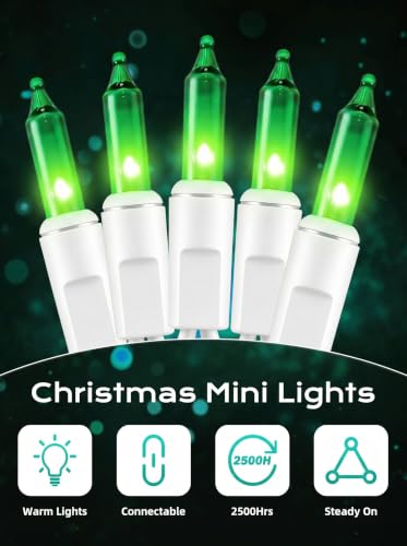 Green Christmas String Lights (100 Count)