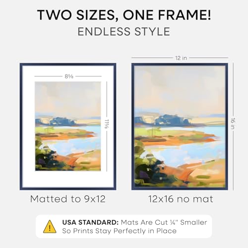 12x16 Blue Picture Frame