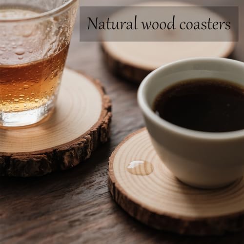 Natural Wood Slices for Crafts (40 Count)
