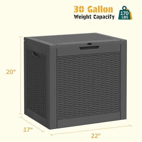 30 Gallon Outdoor Storage Box Waterproof