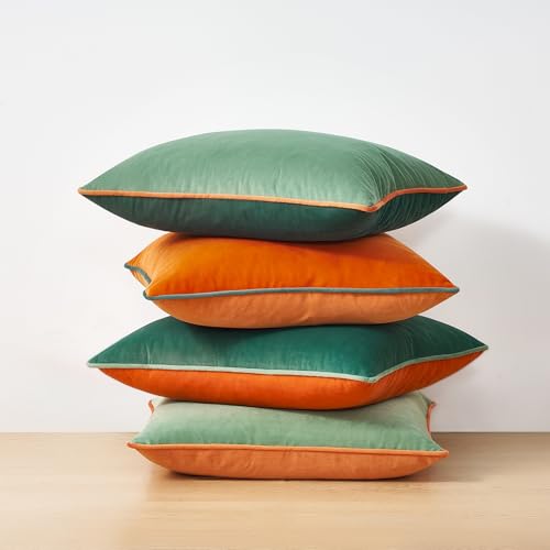Decorative Throw Pillow Covers Cushion Cases (4 Count)