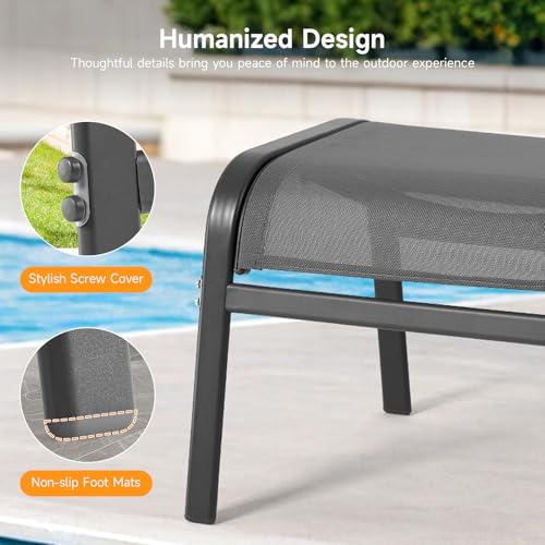 Outdoor Ottoman Set of 2 (2 Count)