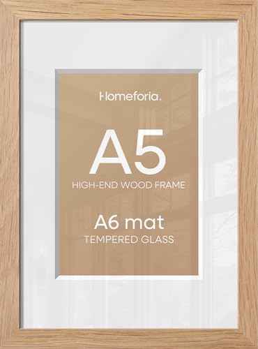 A5 Natural Oak Picture Frame