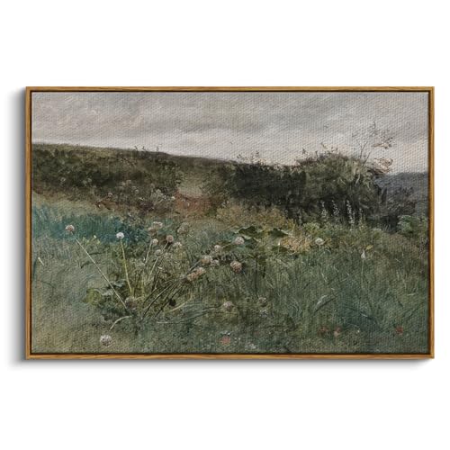 Framed Canvas Wall Art Vintage Decor