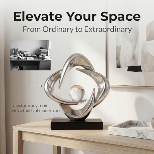 Modern Abstract Sculpture Decor