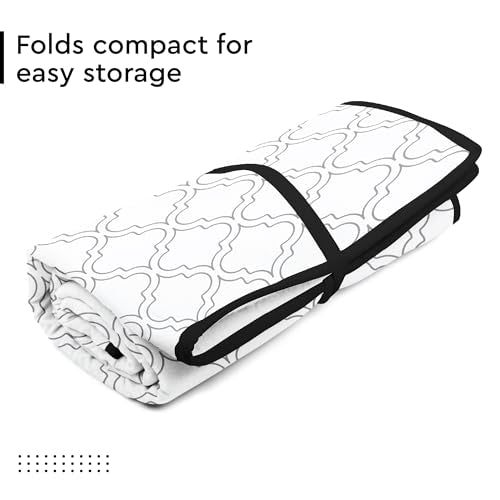 Ironing Mat Heat Resistant Pad 48"x28" White Tiles