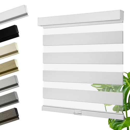 Cordless Zebra Blinds for Windows