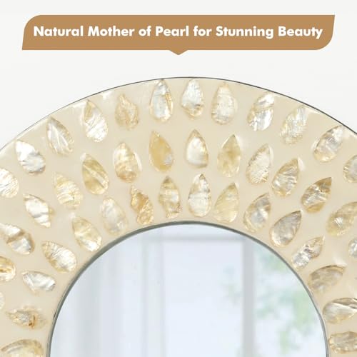 Boho Mirror Wall Decor for Living Room (3 Count)
