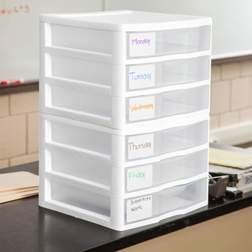 Wide 3 Drawer Storage Unit for Bedroom and Dresser (9 Count)