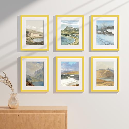 11x14 Picture Frames Set of 9 for Wall Mounting (9 Count)