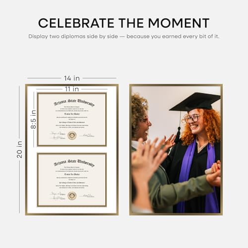 14x20 Bronze Diploma Frame (3 Count)