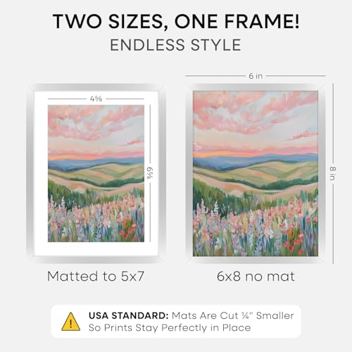 6x8 Silver Picture Frame (3 Count)