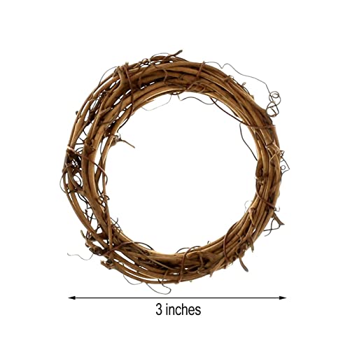 3" Natural Grapevine Wreath (72 Count)