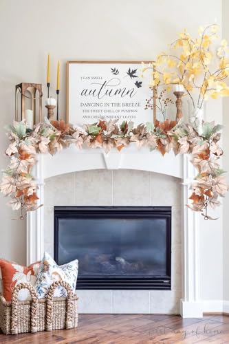 2 Pack Fall Maple Leaf Vine