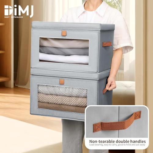 Storage Bins with Lids (4 Count)