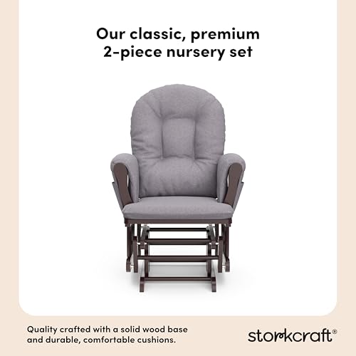 Premium Hoop Glider & Ottoman