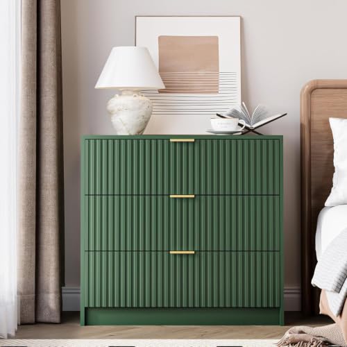 3 Drawer Nightstand Set of 2